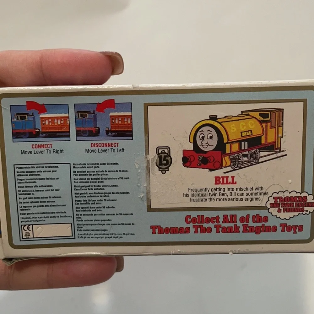 Gold Rail Train Bill Original Box 1993